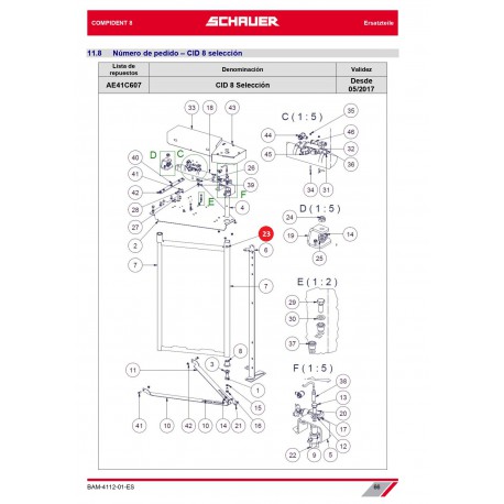 PERNO HEXAGONAL M8x45 NIRO A2 DIN 931 – revestido