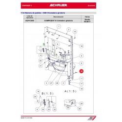 TORNILLO CON TUERCA M8x30 ACERO INOX. A2 DIN 603