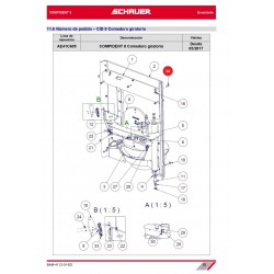 TORNILLO CON ARANDELA M8x25 ACERO INOX. A2 - TX 40 (ISO7380F)