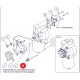Sensor de efecto Hall M8x1x30, cable 500 mm