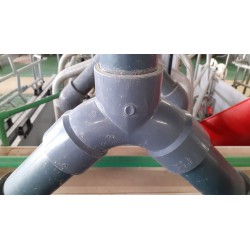 PVC tubo Y, DA 63