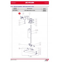 3/2-W-ENCHUFE CON CABLE 1700MM, CID VII, MARCACION EN COLOR