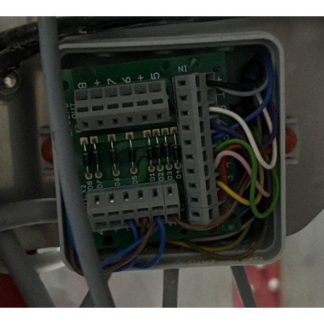 Placa de control de los motores de las microtolvas