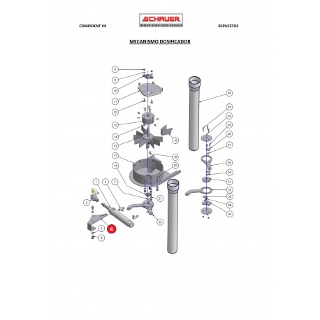 Soportede cilindro aire comprimido