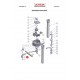Soportede cilindro aire comprimido