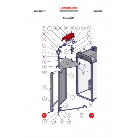 Tornillo ángulo de fijación