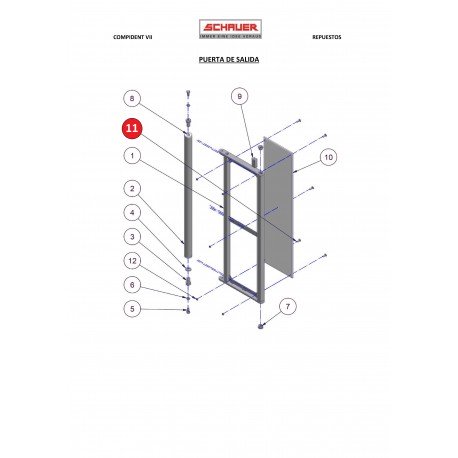 Tornillo para panel fenólico