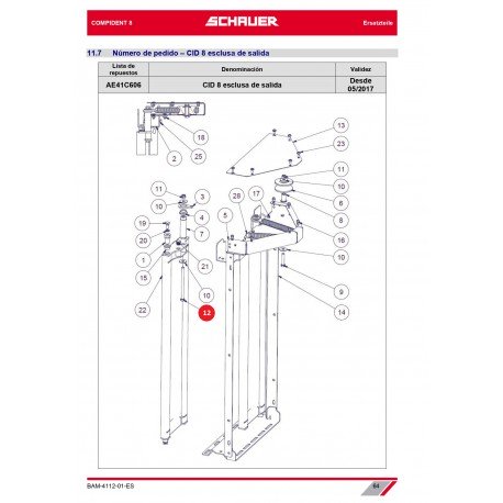 TORNILLO HEXAGONAL M12x170 GALV. 8.8 DIN 931