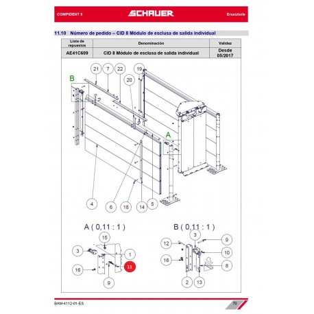 TORNILLO BARRAQUERO 8x100 ACERO INOX. A2 DIN 571
