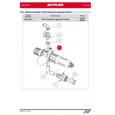 REGULADOR DE PRESIÓN con manómetro 0-16 bar – 1/4’’ purga autom.