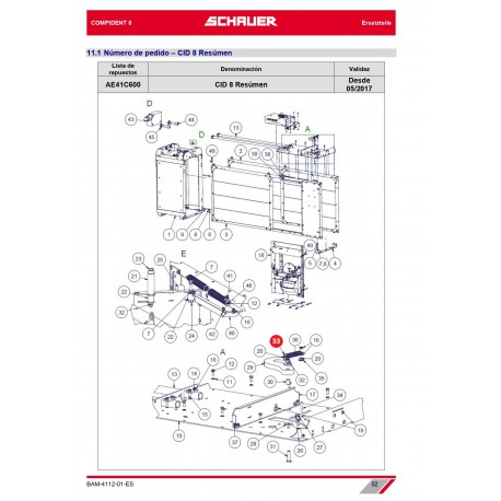 TORNILLO HEXAGONAL M8X35 ACERO INOX. A2 DIN 933