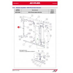 TORNILLO HEXAGONAL M8X50 ACERO INOX. A2 DIN 931