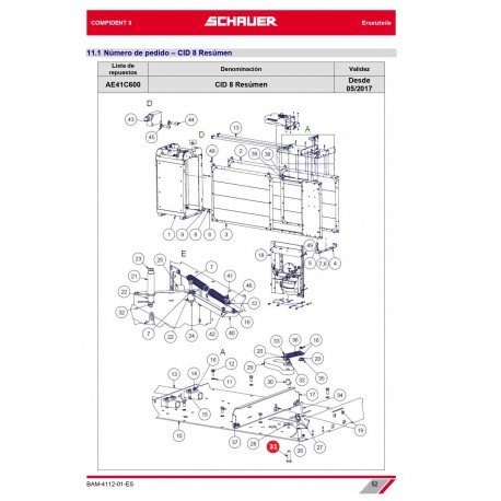 TORNILLO HEXAGONAL M12X45 ACERO INOX. A2 DIN 931