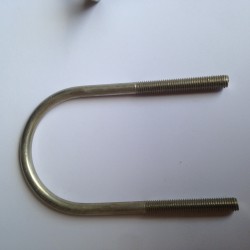 Abrazadera inox M8 63/120 Gew 50 mm A2.